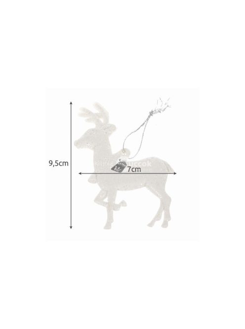 Karácsonyi díszek - rénszarvas 9 db-os készlet. Ruhhy 22517