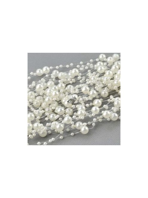 Karácsonyfa girland - gyöngyök 5m Ruhhy 22499