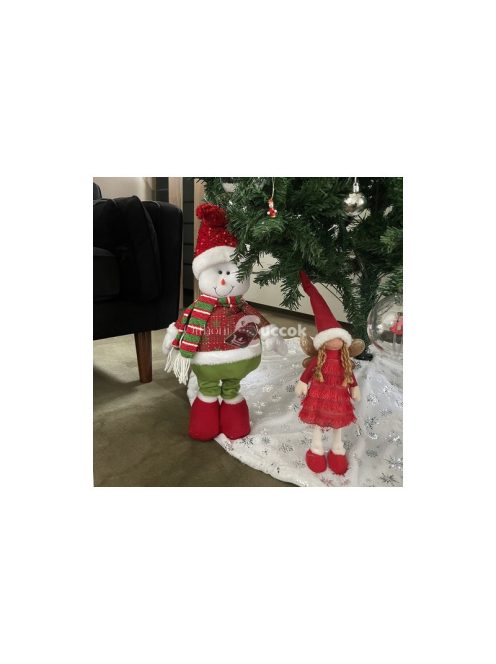 Karácsonyi hóember - teleszkópos 95cm Ruhhy 22331