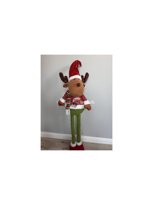 Karácsonyi rénszarvas - teleszkópos 95cm Ruhhy 22329