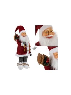   Mikulás - Karácsonyi szobor 45cm Ruhhy 22352, dekoráció, ajándék, ünnep, karácsony, Santa Claus, figurine, díszítés