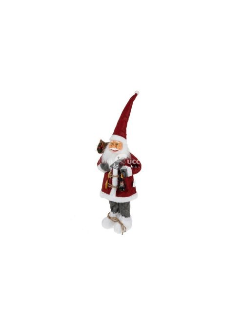 Mikulás - Karácsonyi szobor 45cm Ruhhy 22352, dekoráció, ajándék, ünnep, karácsony, Santa Claus, figurine, díszítés