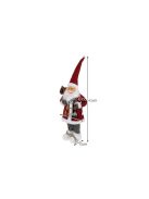 Mikulás - Karácsonyi szobor 45cm Ruhhy 22352, dekoráció, ajándék, ünnep, karácsony, Santa Claus, figurine, díszítés