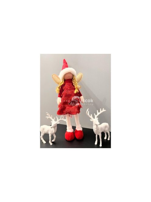 Piros Karácsonyi tündér figura Ruhhy 22346