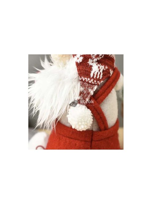 Karácsonyi manó üvegtáskával Ruhhy 22508