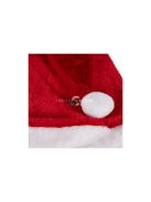 Mikulás sapka Ruhhy 22556 - piros, karácsonyi, téli, ajándék, felnőtt, gyerek, divatos, puha, vastag