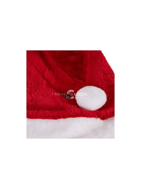 Mikulás sapka Ruhhy 22556 - piros, karácsonyi, téli, ajándék, felnőtt, gyerek, divatos, puha, vastag