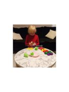 Gyümölcs- és zöldségvágó készlet kosárban 22576