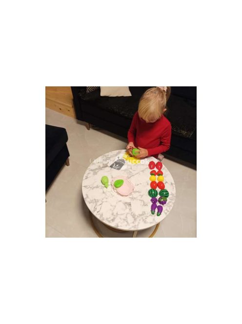 Gyümölcs- és zöldségvágó készlet kosárban 22576