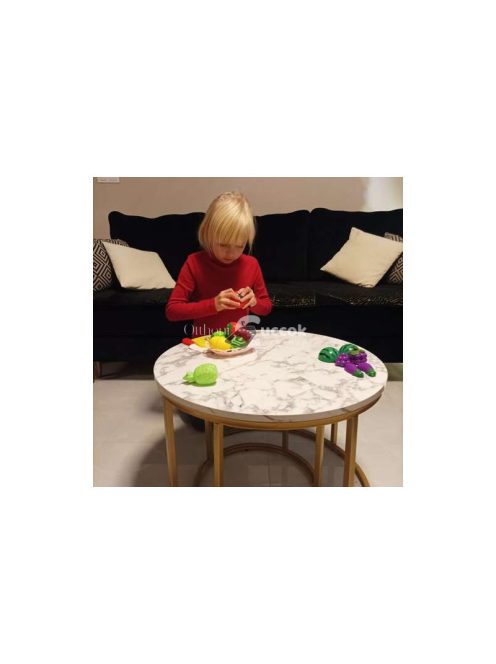 Gyümölcs- és zöldségvágó készlet kosárban 22576