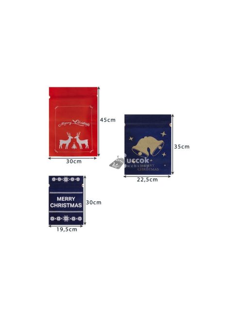 Karácsonyi zsákok - 8 db-os készlet Ruhhy 22251
