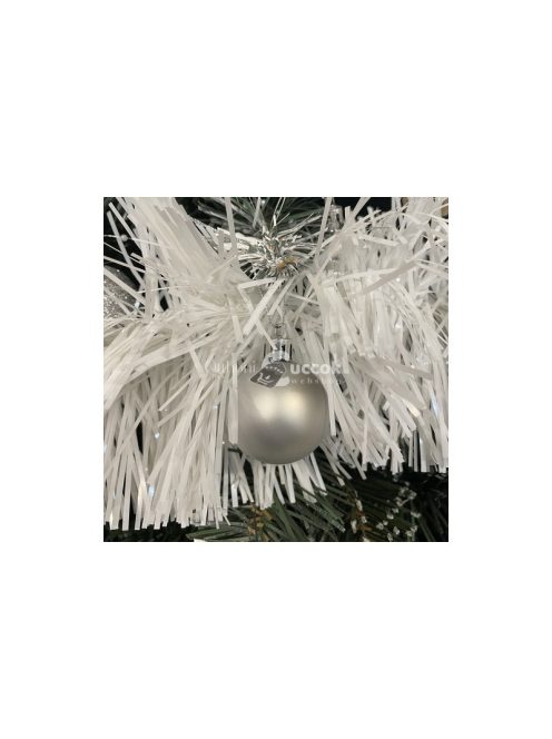 Karácsonyfa girland - fehér 6m Ruhhy 22307