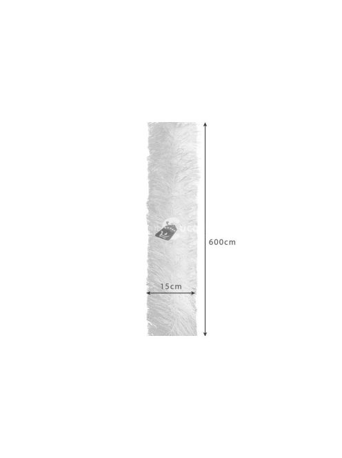 Karácsonyfa girland - fehér 6m Ruhhy 22307