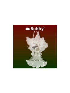 Átlátszó díszek - angyalok, 6 db. Ruhhy 22497