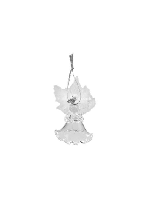 Átlátszó díszek - angyalok, 6 db. Ruhhy 22497