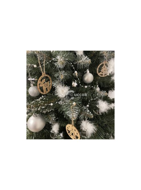 Átlátszó díszek - angyalok, 6 db. Ruhhy 22497