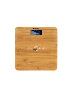 Fa burkolatú LCD fürdőszobai mérleg - Ruhhy 22522