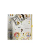 Motivációs matricák - 500 db-os tekercs Kruzzel 22947