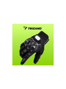   Extra Nagy Méretű Motoros Kesztyű 22632 - Fekete - Vízálló - Kényelmes - Motoros Kesztyű - Kiváló Fogás - Kézvédő