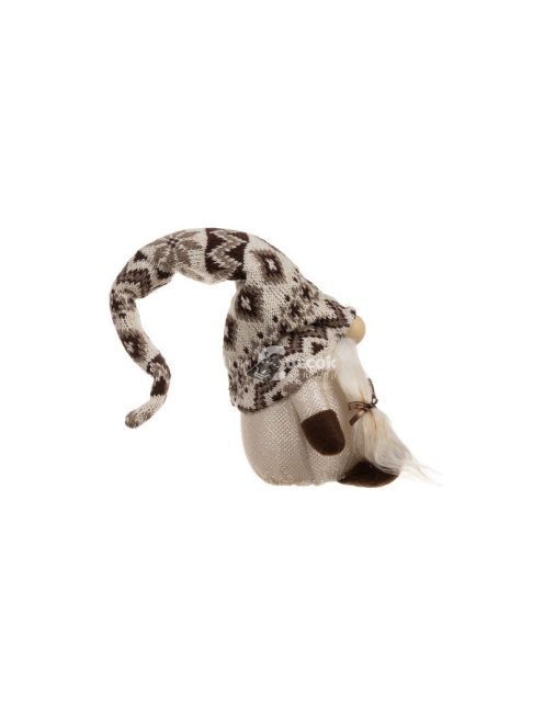 Szürke álló manó LED világítással 23754