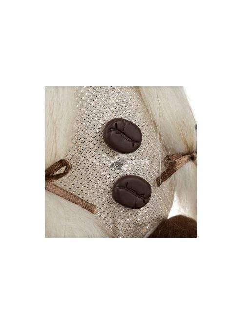 Szürke álló manó LED világítással 23754