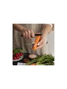 Univerzális hámozó Ruhhy 23014 - gyümölcs, zöldség, konyhai Tartásjavító heveder - rozsdamentes acél, ergonomikus markolat