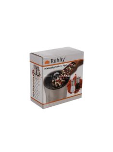   Kézi őrlő - 2 db-os Ruhhy 23027 - kávéőrlő, fűszermalom, rozsdamentes acél, kézi használat, minőségi anyagok