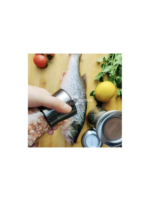 Kézi őrlő - 2 db-os Ruhhy 23027 - kávéőrlő, fűszermalom, rozsdamentes acél, kézi használat, minőségi anyagok