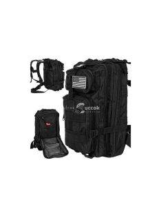 Kisméretű fekete turistahátizsák 23089