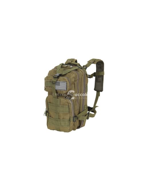 Zöld kisméretű turistahátizsák 23243