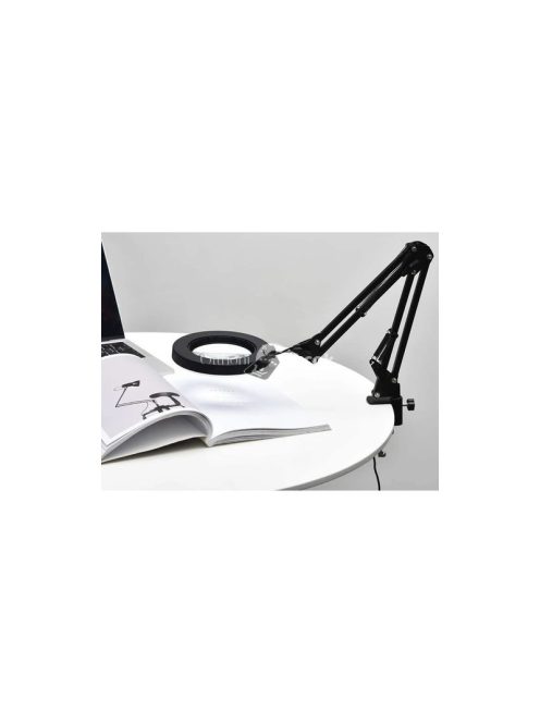 Nagyító lupa - fekete Izoxis 23893, ékszerész nagyító, olvasó nagyító, ékszerész lupa, olvasólencse