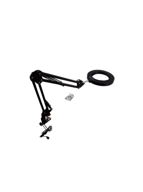 Nagyító lupa - fekete Izoxis 23893, ékszerész nagyító, olvasó nagyító, ékszerész lupa, olvasólencse