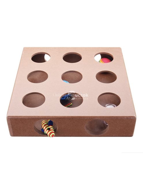 Játékdoboz cicáknak, hogy soha ne unatkozzon