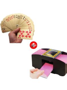 Zsuga csomag - Kártya keverő+Francia kártyapakli