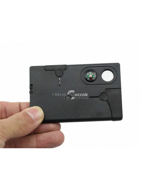 Multifunkciós túlélő kártya szerszámokkal