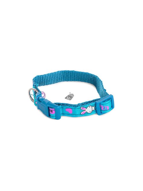 Szövet kutya és macska nyakörv csengővel