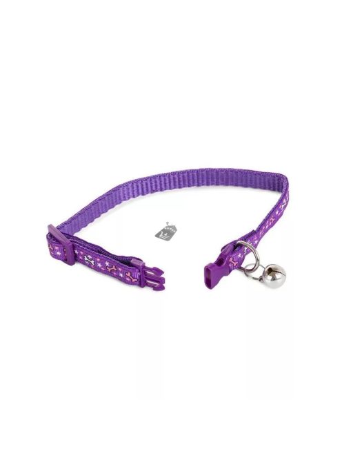 Szövet nyakörv csengővel