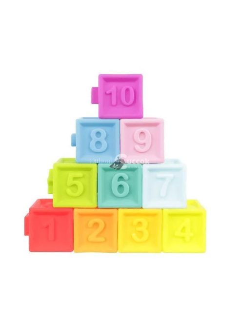 Puha, gumi babakockák