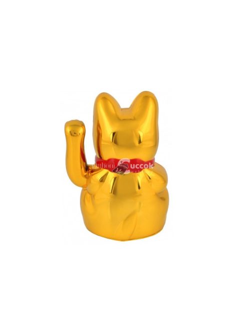 Integető kínai macska - arany