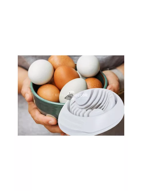 Főtt tojás szeletelő