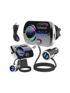 8 az 1-ben Bluetooth USB 5.0 multifunkciós FM adó