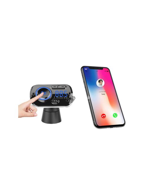 8 az 1-ben Bluetooth USB 5.0 multifunkciós FM adó