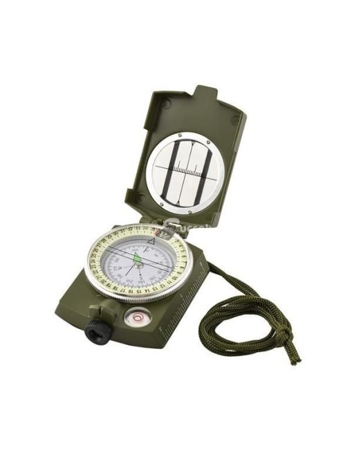 Katonai iránytű, tokkal és akasztóval