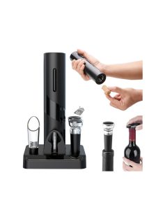 Elektromos dugóhúzó bort nyitó szett