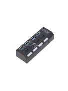 USB port elosztó 4 portos USB 3.0 támogatással