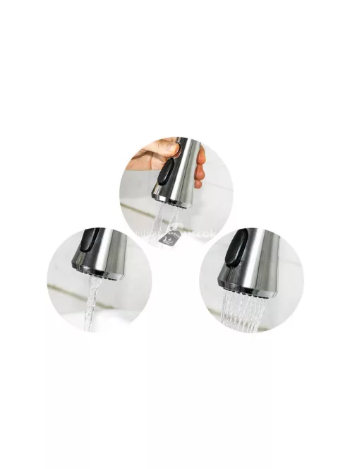 3 az 1-ben konyhai adapter perlator, csaptelep