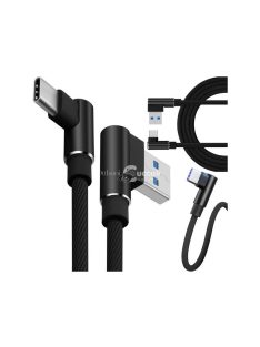 USB-C típusú szögletes töltő QC kábel