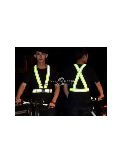 Fényvisszaverő mellény övvel