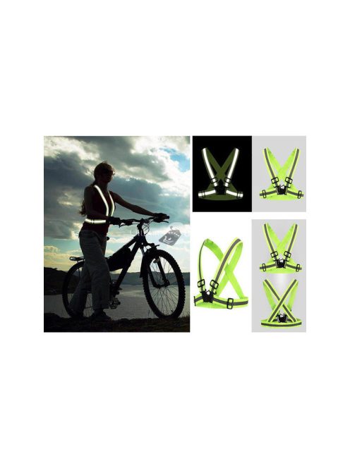 Fényvisszaverő mellény övvel