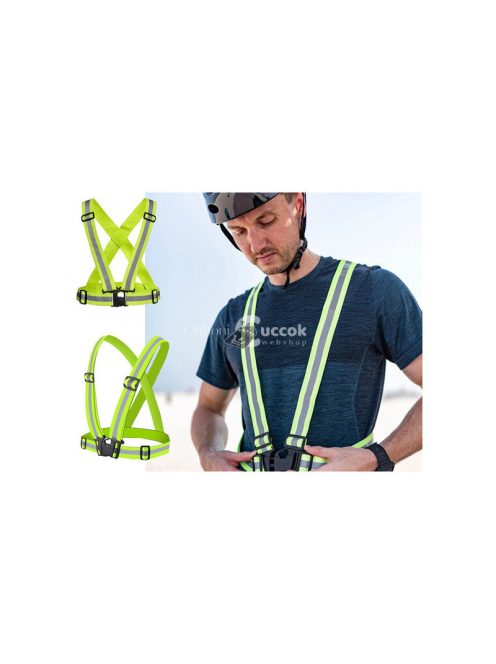 Fényvisszaverő mellény övvel
